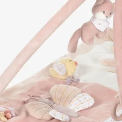 Baby Girls Pink Plush Playmat (80cm)