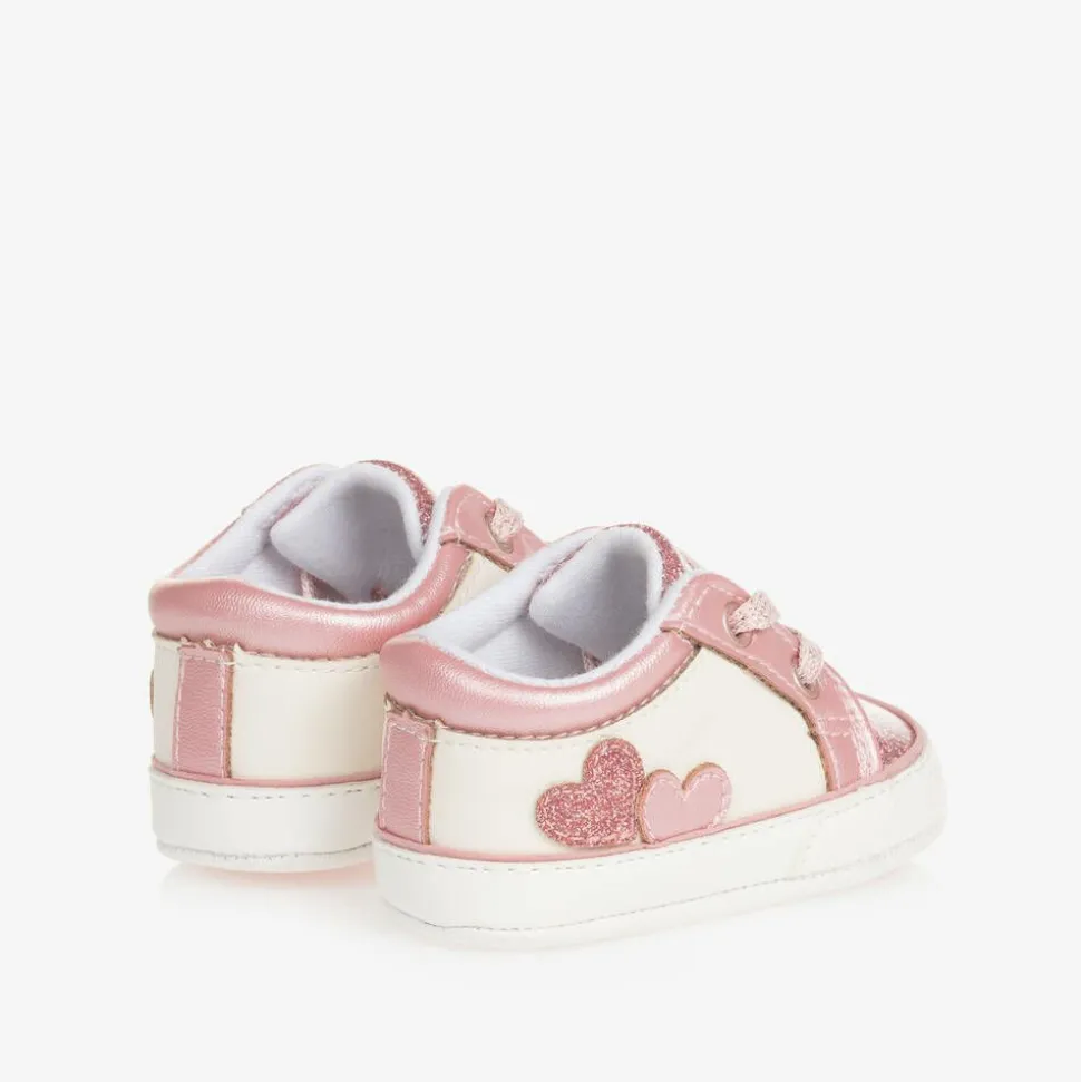 Baby Girls Pink Pre-Walker Trainers