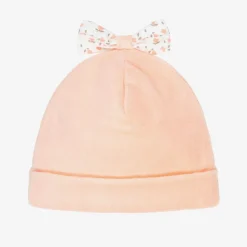 Baby Girls Pink Velour Hat