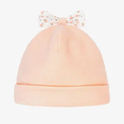 Baby Girls Pink Velour Hat