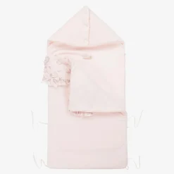 Baby Girls Pink Velour Nest (87cm)