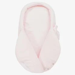 Baby Girls Pink Velour Nest (69cm)