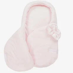 Baby Girls Pink Velour Nest (69cm)