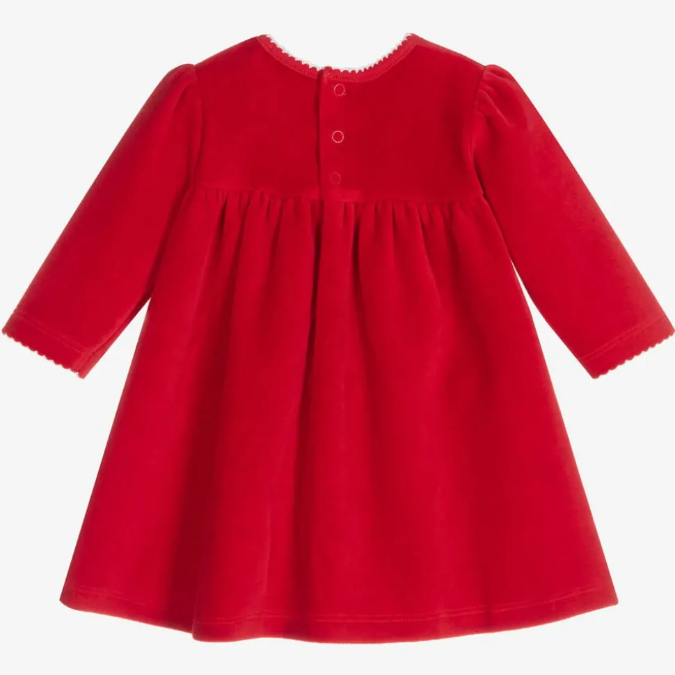 Baby Girls Red Christmas Magic Dress