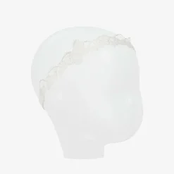 Baby Girls White Butterfly Headband