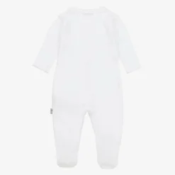 Baby Girls White Cotton & Pink Wool Gift Set