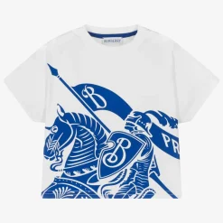 Baby Girls White EKD Cotton T-Shirt