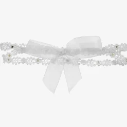 Baby Girls White Lace Headband