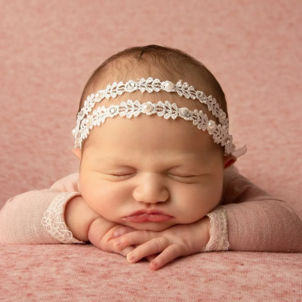 Baby Girls White Lace Headband