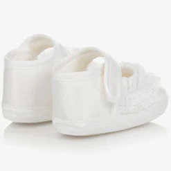 Baby Girls White Lace Shoes