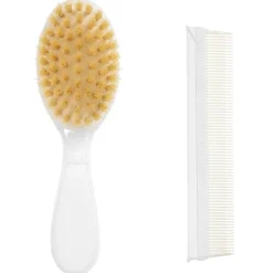 Baby White Brush & Comb Set