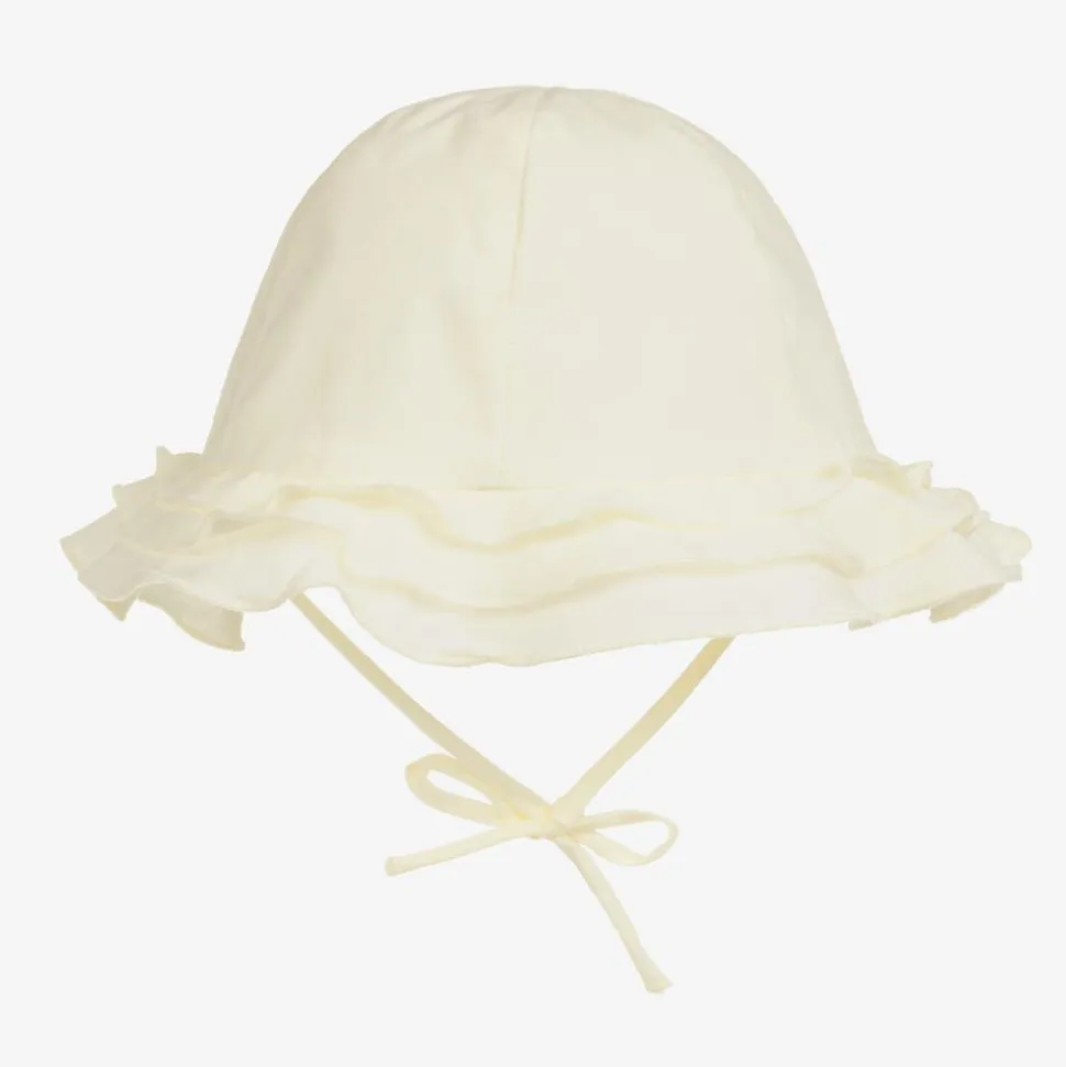 Baby Yellow Polycotton Sun Hat