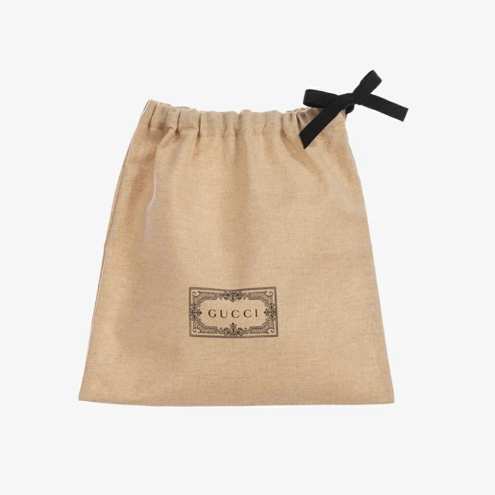 Beige Banana Print GG Belt