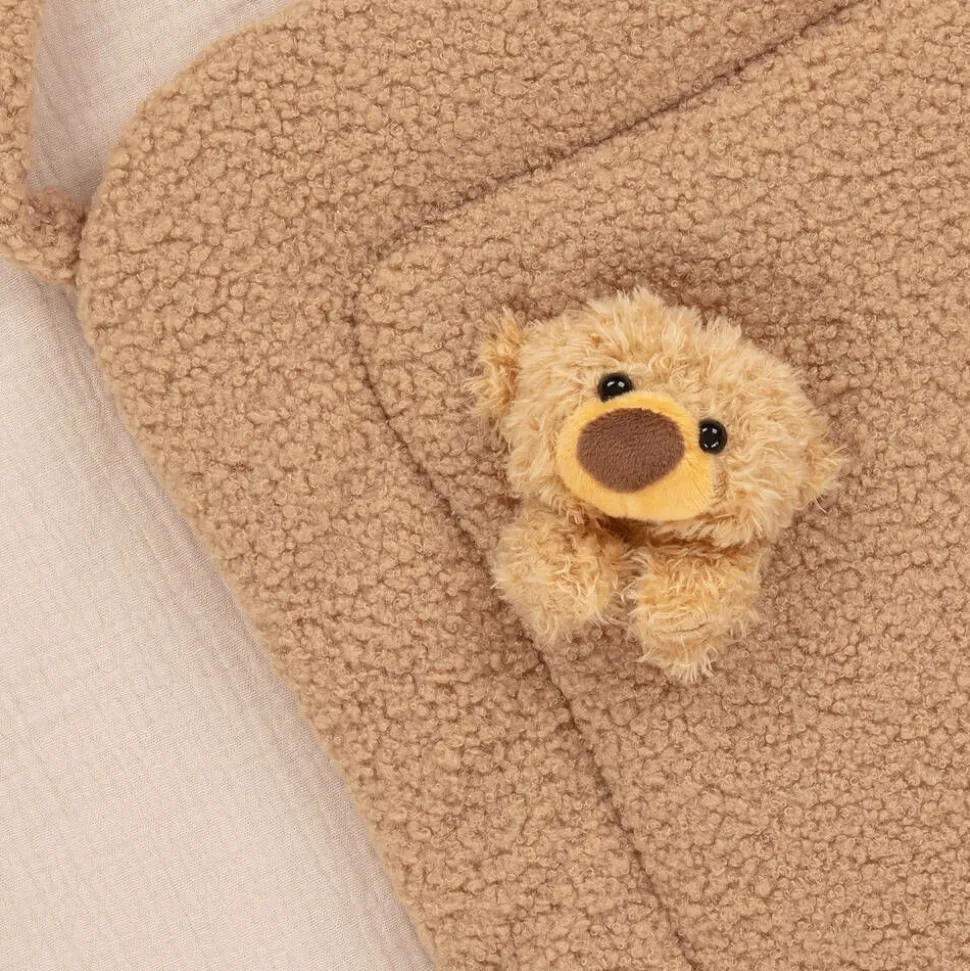 Beige Bouclé Fleece Bear Nest (64cm)