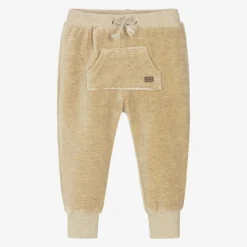 Beige Corduroy Baby Joggers
