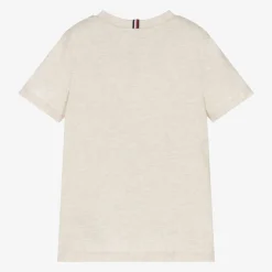 Beige Cotton T-Shirt
