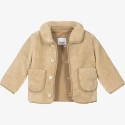 Beige Faux Fur Baby Jacket