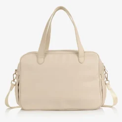 Beige Faux Leather Changing Bag (40cm)
