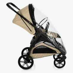 Beige FF Logo Stroller