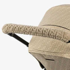 Beige FF Logo Stroller