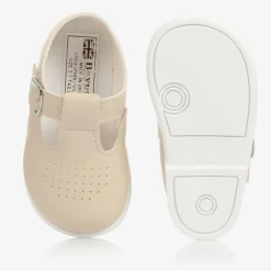 Beige First Walker Shoes