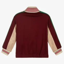 Beige GG Zip-Up Jacket