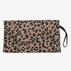 Beige Leopard Print Changing Mat Clutch (56cm)