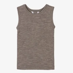 Beige Merino Wool Vest
