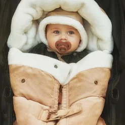 Beige Padded Footmuff (95cm)