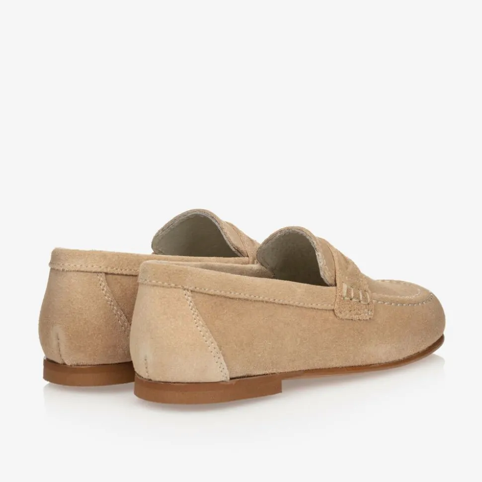 Beige Suede Shoes