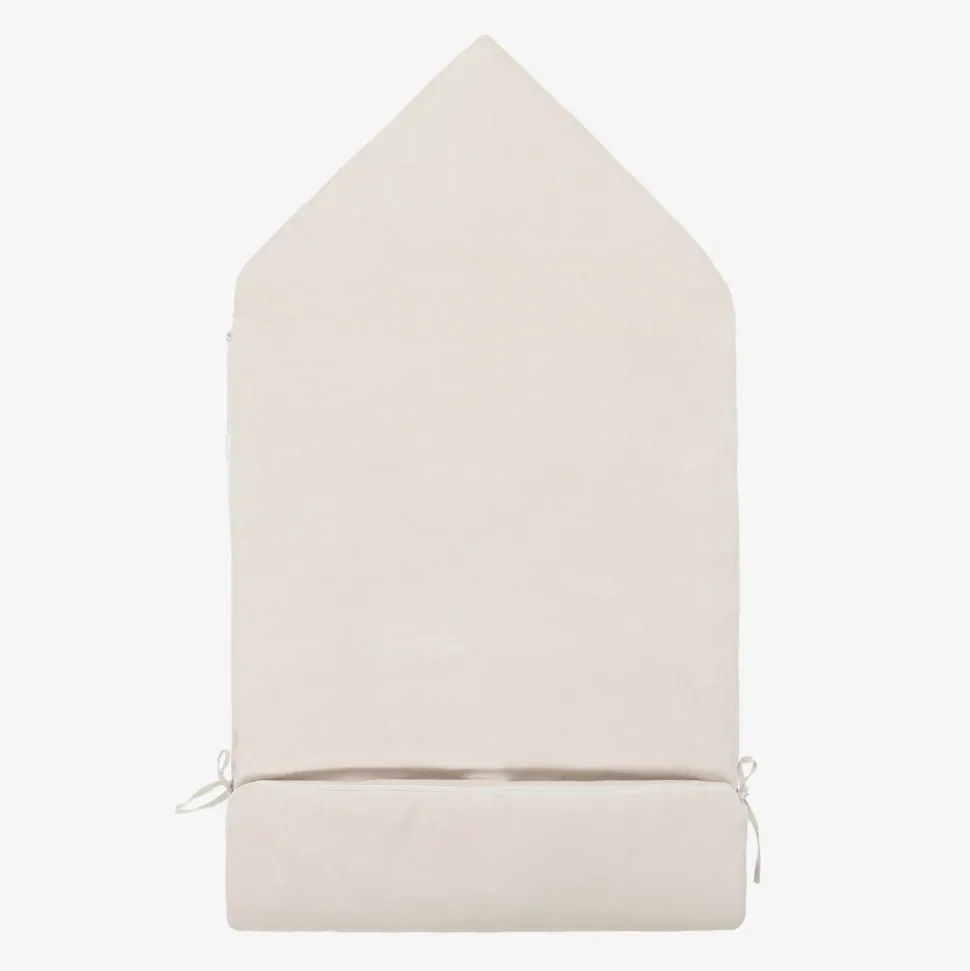 Beige Velour Baby Nest (87cm)