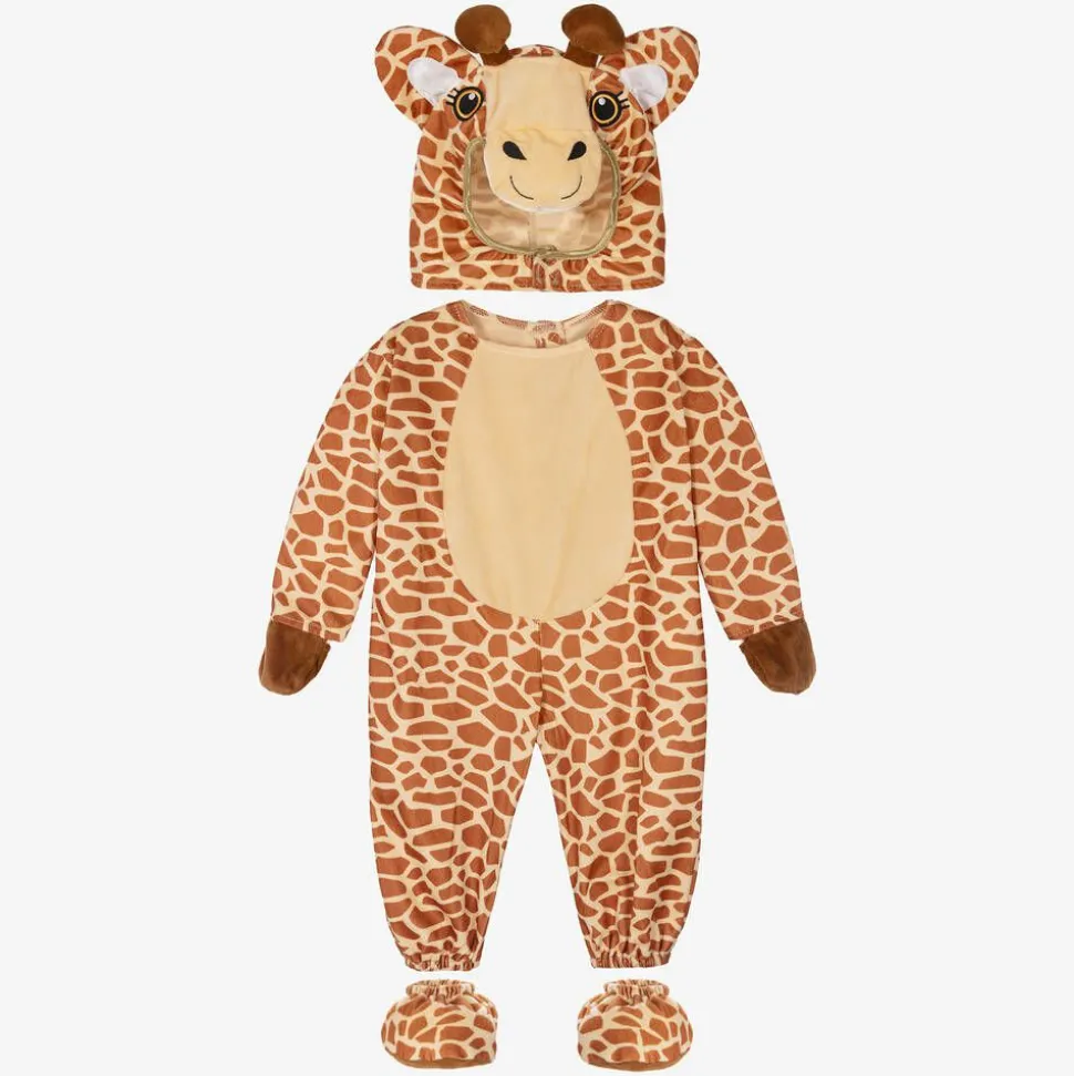 Beige Velour Giraffe Costume