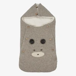 Beige Wool & Silk Knit Baby Nest (71cm)