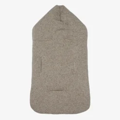 Beige Wool & Silk Knit Baby Nest (71cm)