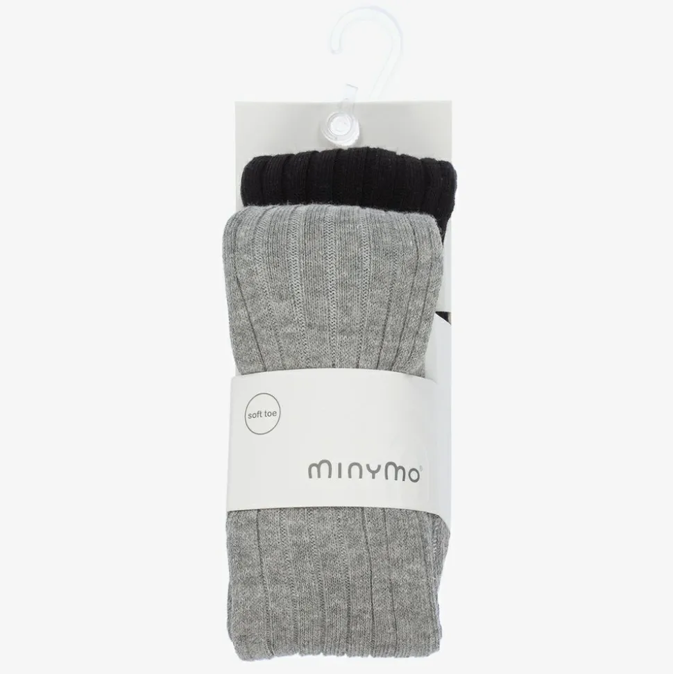 Black & Grey Tights (2 Pack)