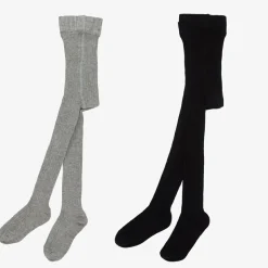 Black & Grey Tights (2 Pack)