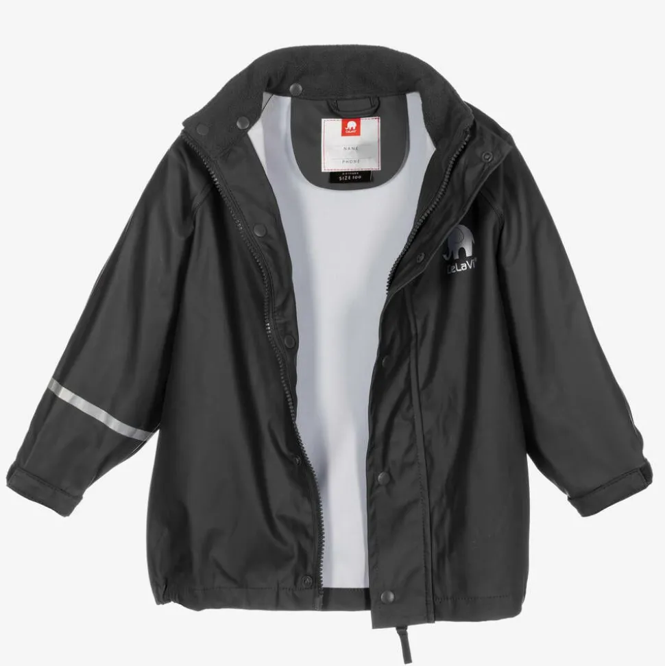 Black 2 Piece Rainsuit