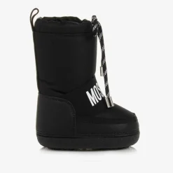 Black & White Snow Boots