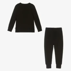 Black Bamboo Jersey Base Layer Set