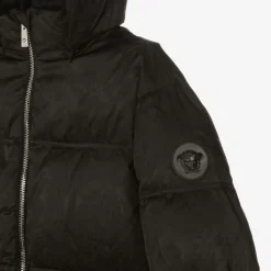 Black Barocco Down-Padded Coat