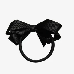Black Bow Hair Elastic (7cm)
