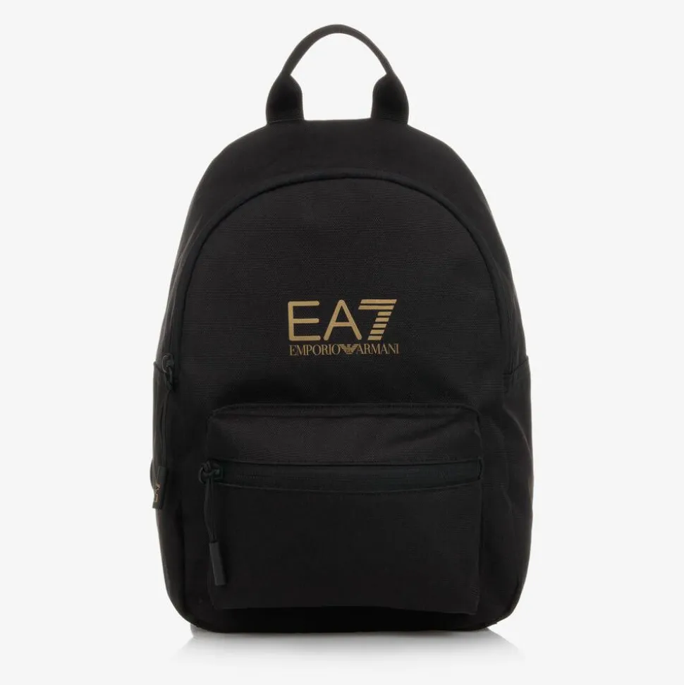 Black Canvas Backpack (33cm)