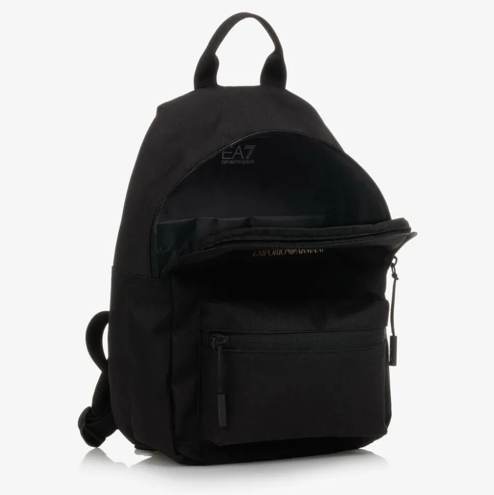 Black Canvas Backpack (33cm)
