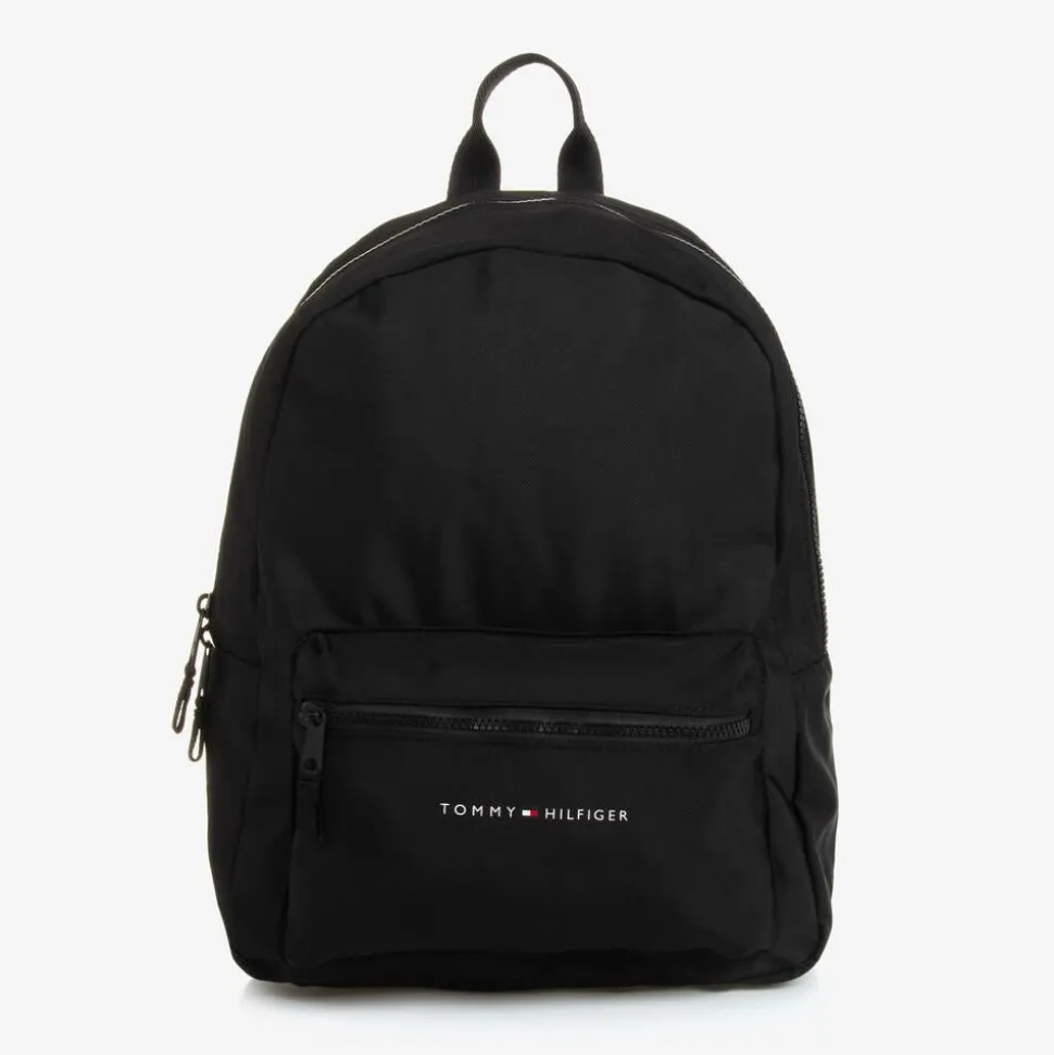 Black Canvas Backpack (37cm)