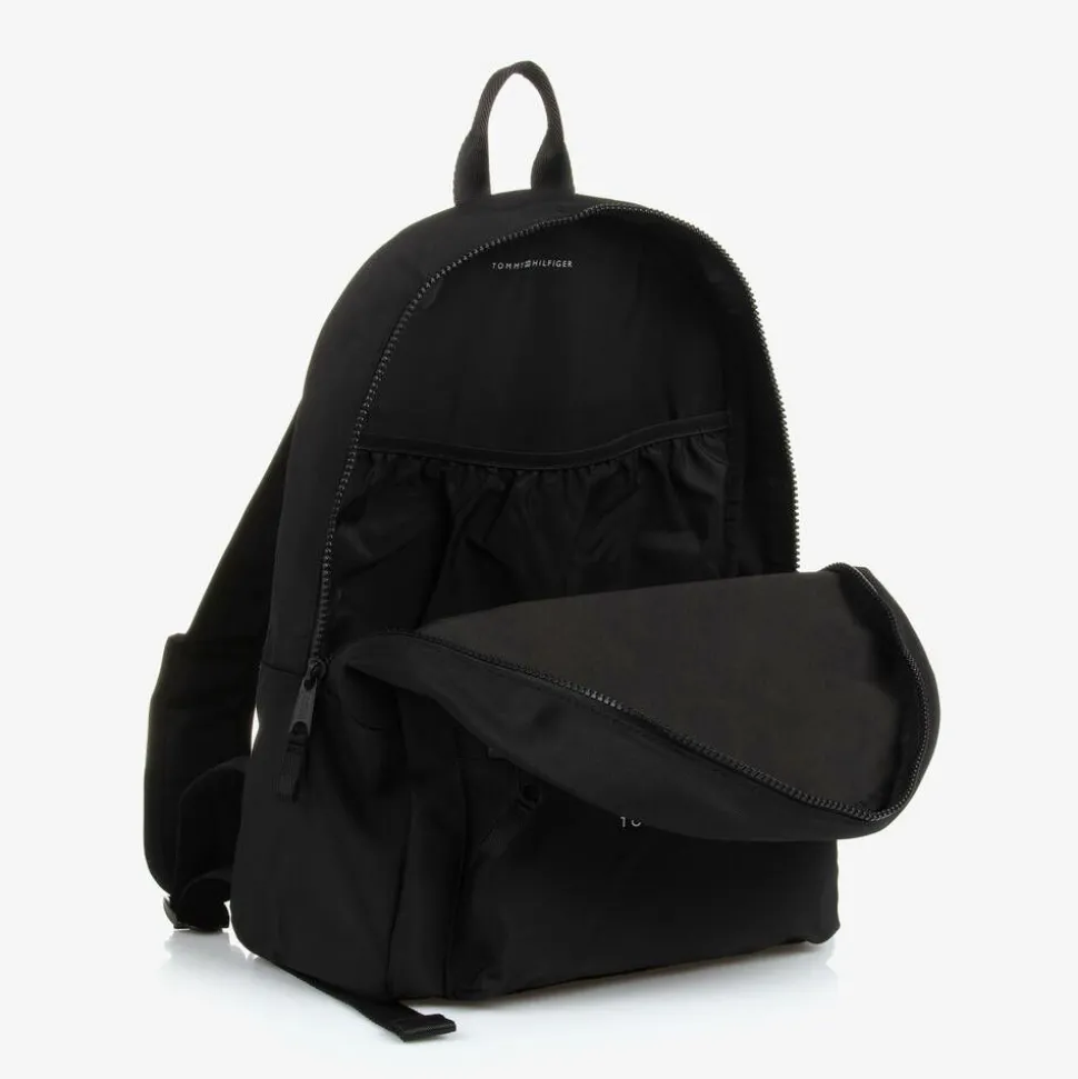 Black Canvas Backpack (37cm)