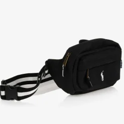 Black Canvas Belt Bag (27cm)
