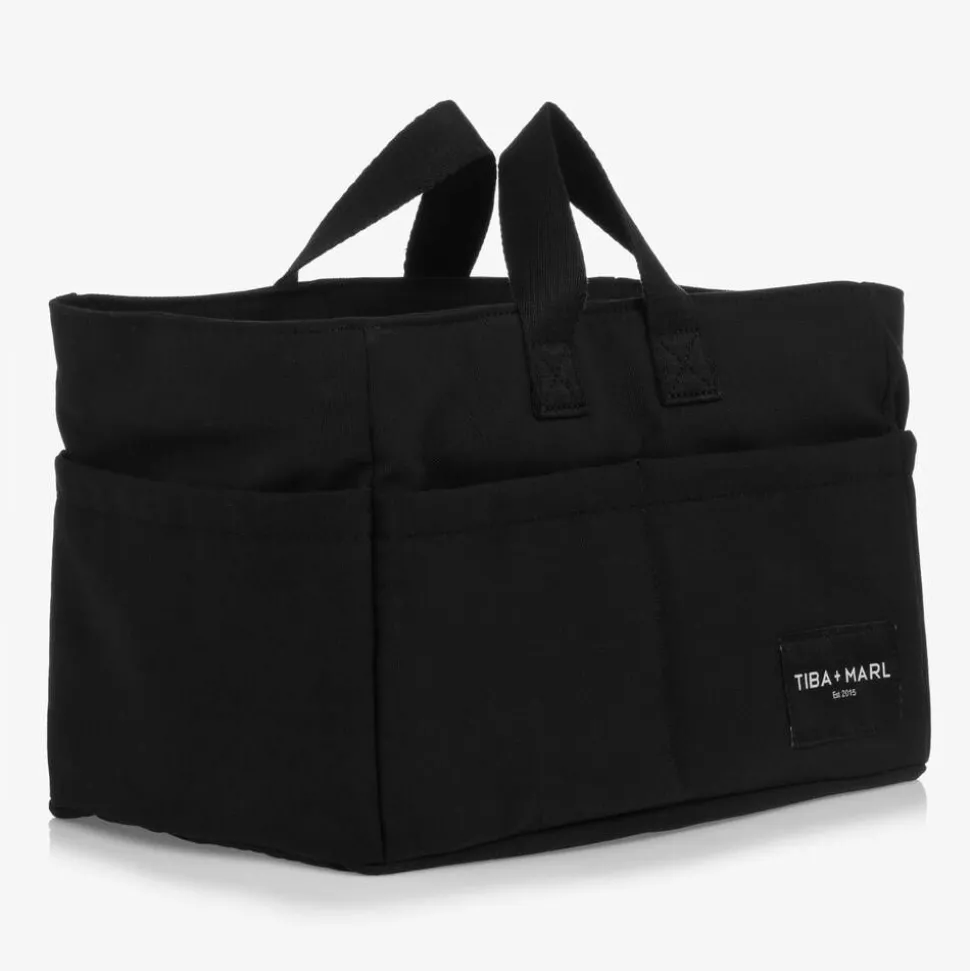 Black Canvas Changing Caddy (35cm)