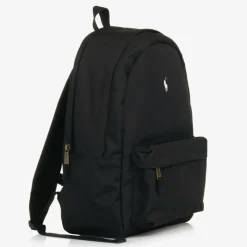 Black Canvas Pony Logo Backpack (45cm)