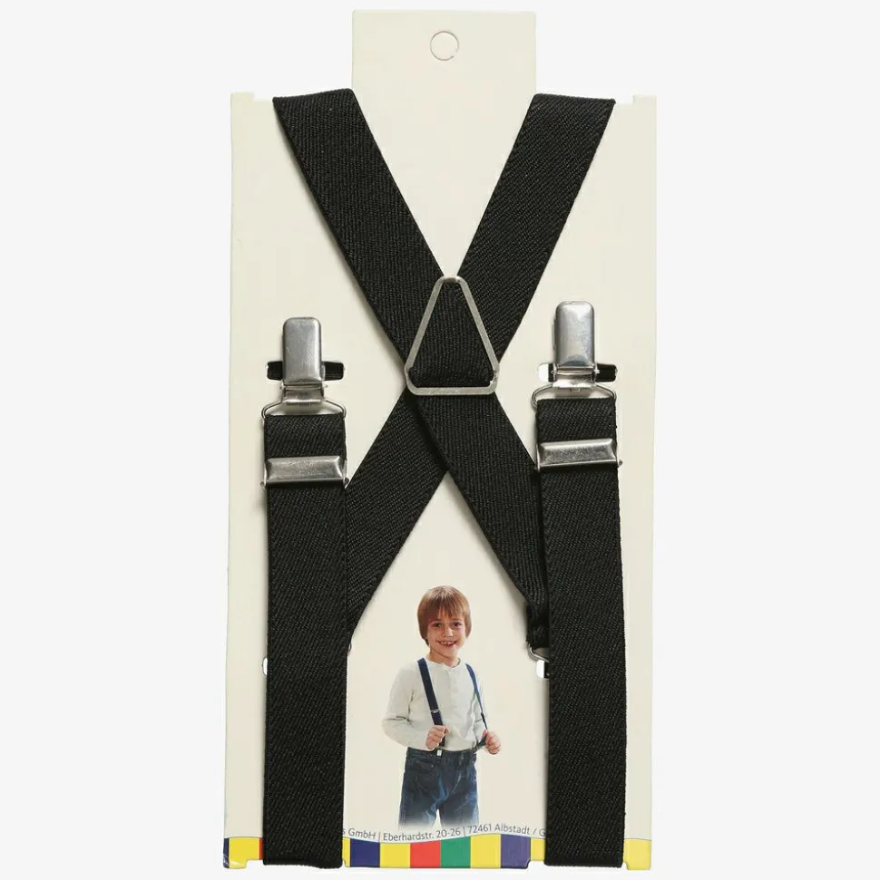 Black Clip-On Braces