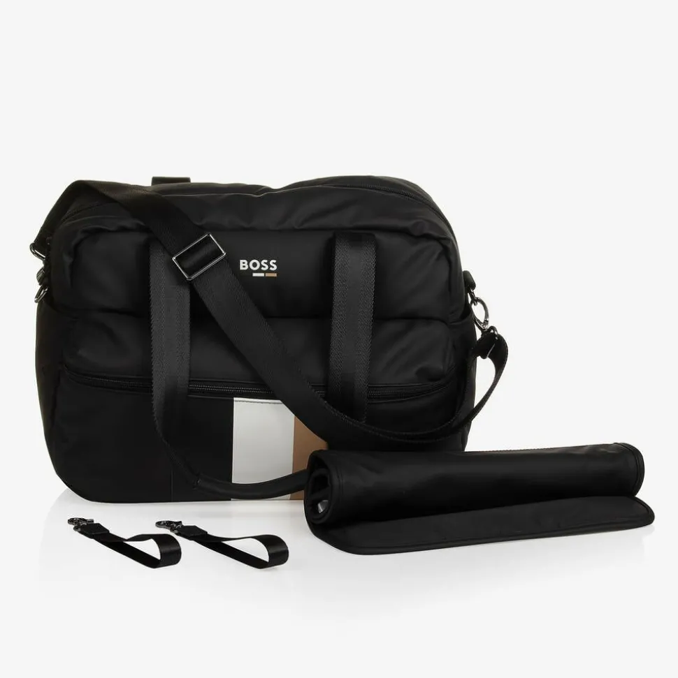 Black Coated Baby Changing Bag (52cm)